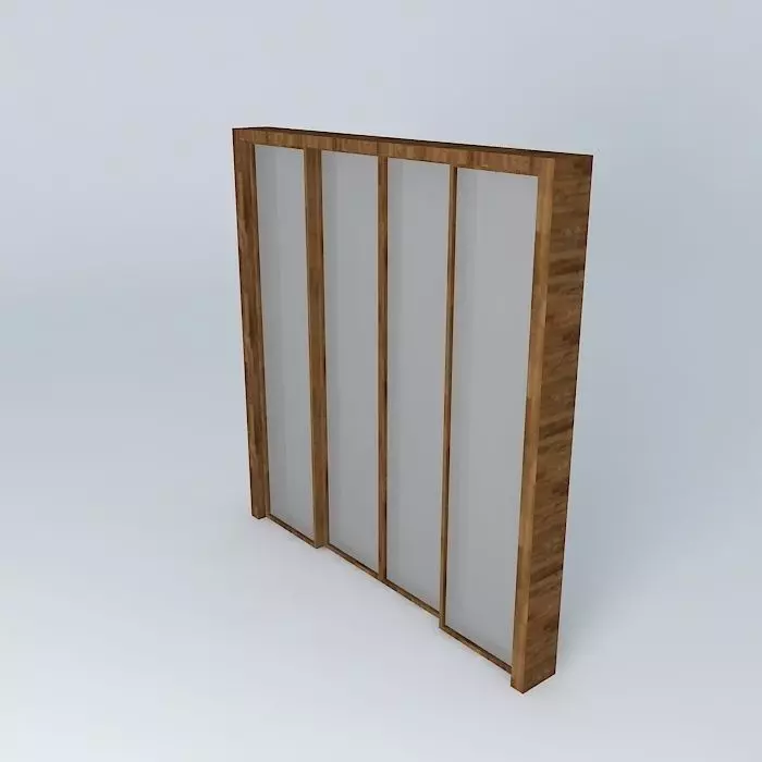 Sliding glass door 2 00 Free 3D model_0