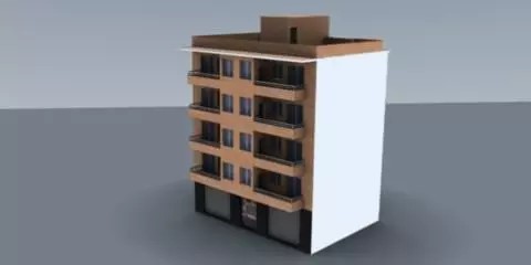 Prat Building Free 3D model