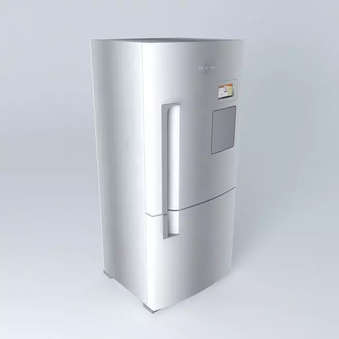 Inverse Brastemp refrigerator Free 3D model