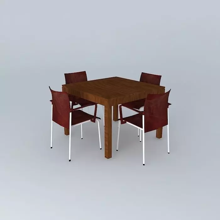 Small bar table Free 3D model
