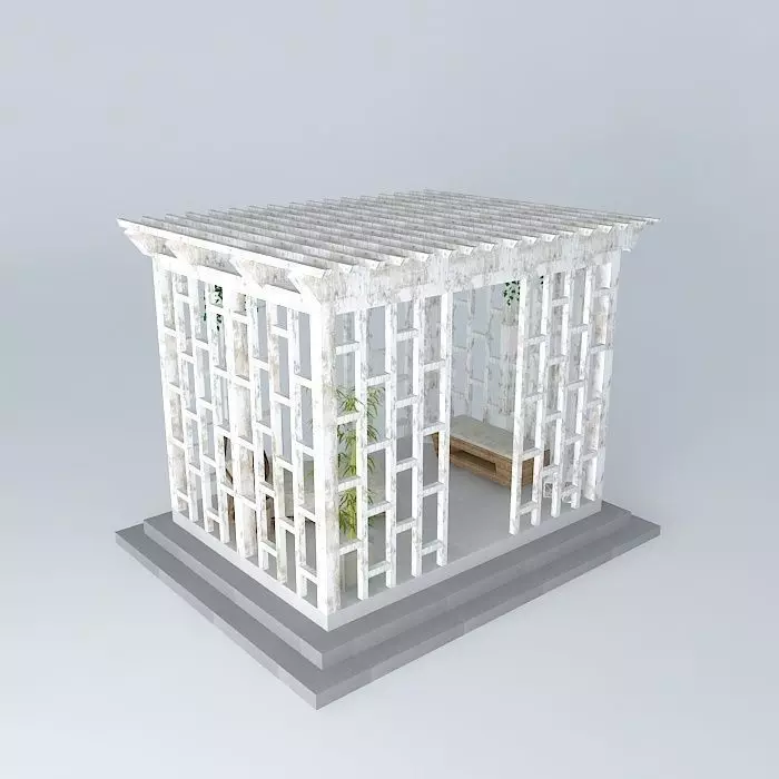 Pergola garden pavilion Free 3D model