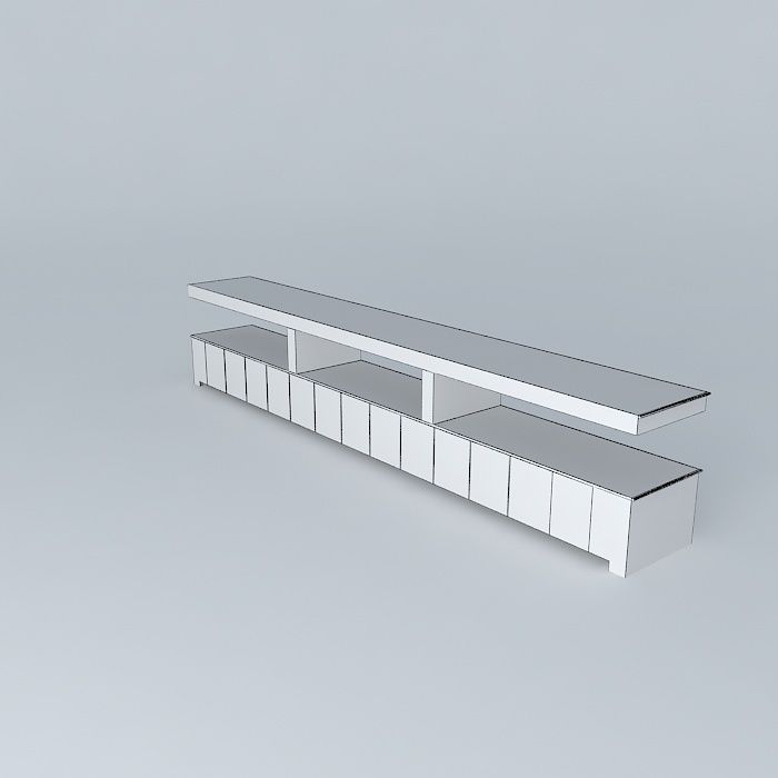 Rack Rustic Free 3D model_3