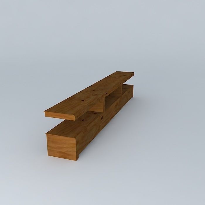 Rack Rustic Free 3D model_1