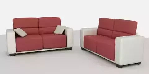 Simple Sofa Free 3D model