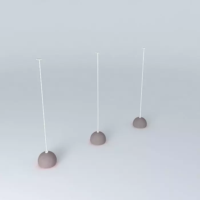 Pendant three spheres Free 3D model