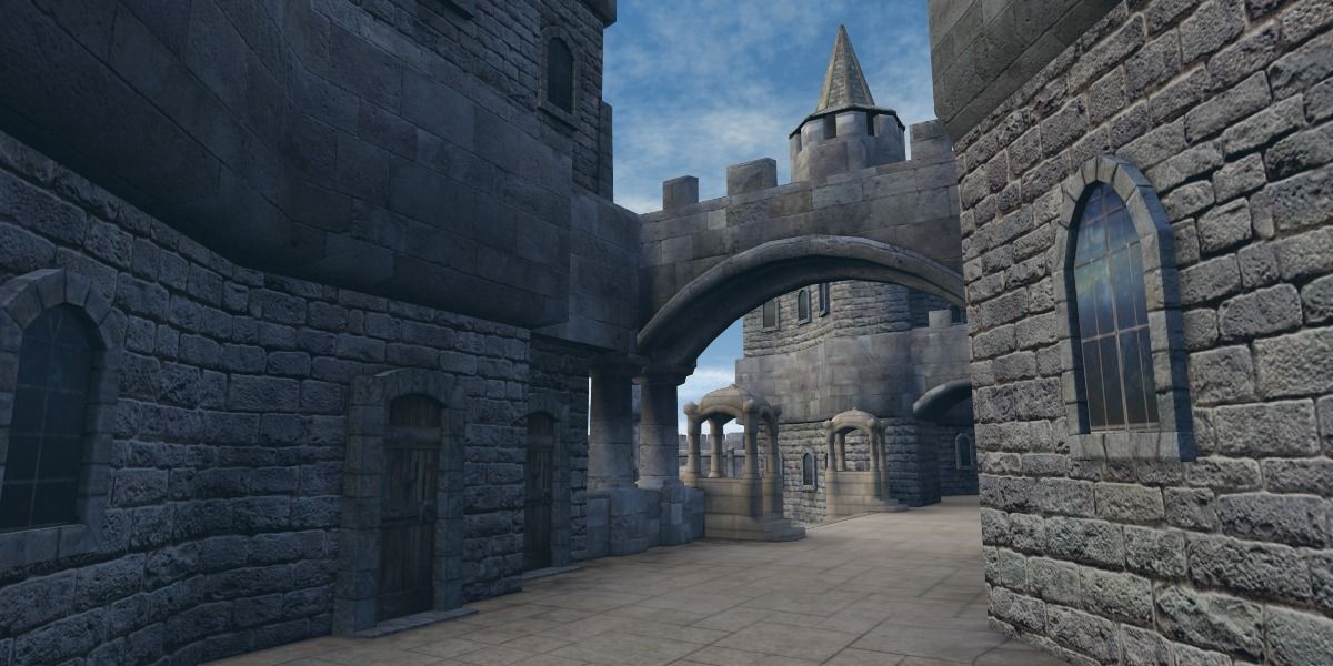 Castle - Game ready Low-poly 3D model_9