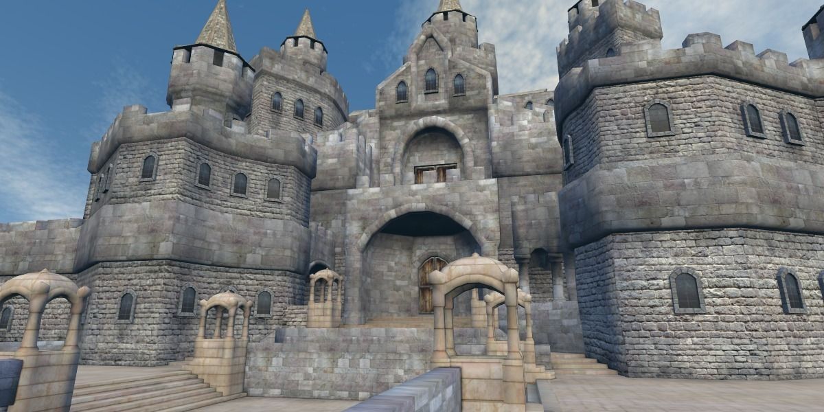 Castle - Game ready Low-poly 3D model_8
