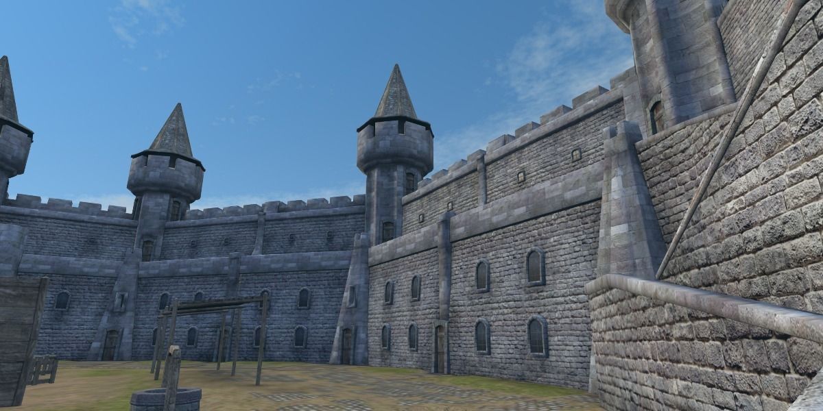 Castle - Game ready Low-poly 3D model_5