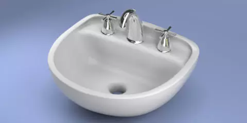 Small Lavatory for Bathroom Free 3D model