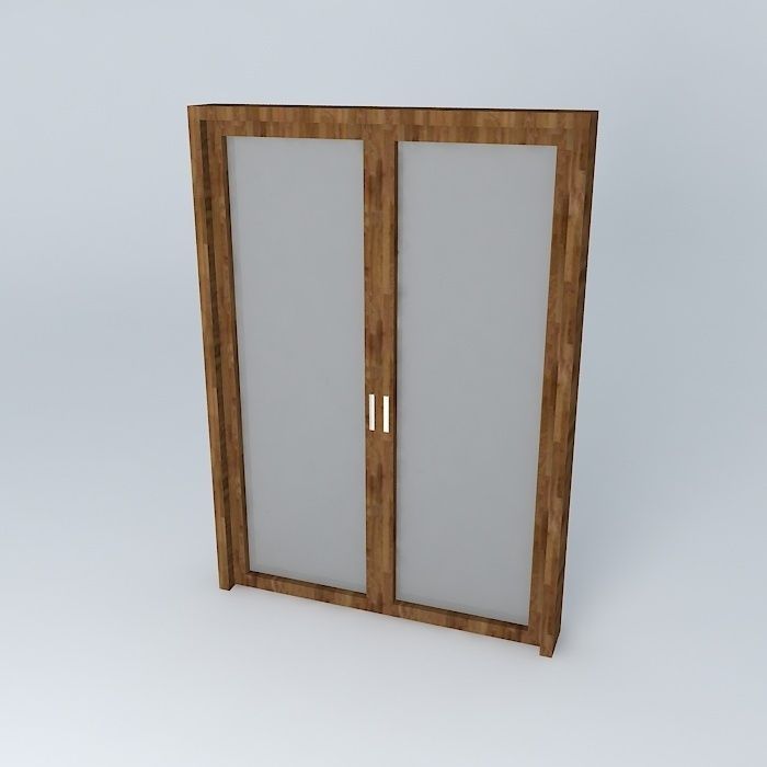 Glass door 1 50 Free 3D model_1