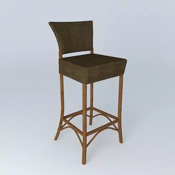 Rustic Bench Free 3D model