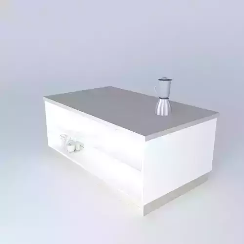 Kitchen Island Free 3D model