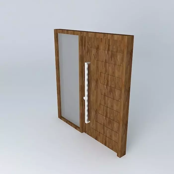 Door Entrance Closed Free 3D model_0