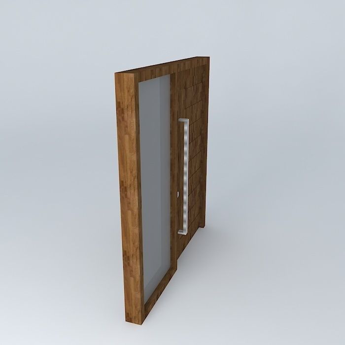 Door Entrance Closed Free 3D model_1