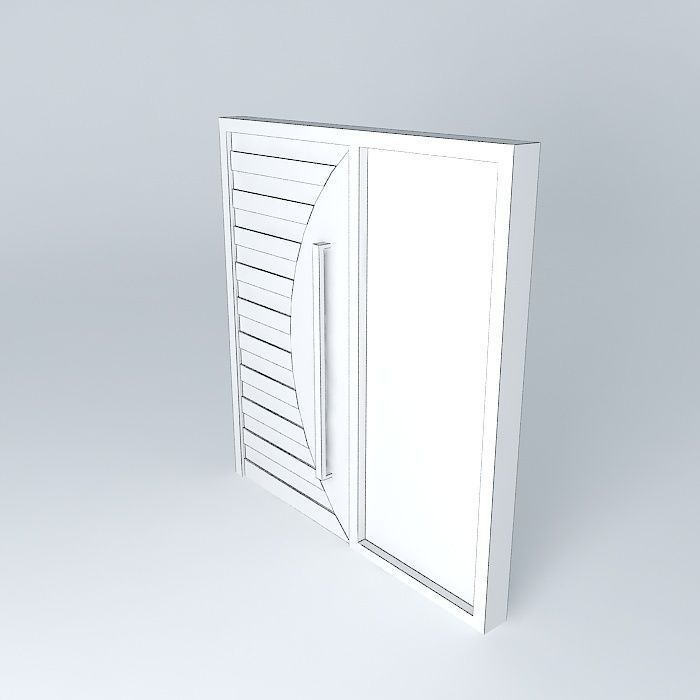 Door Entrance Closed Free 3D model_4