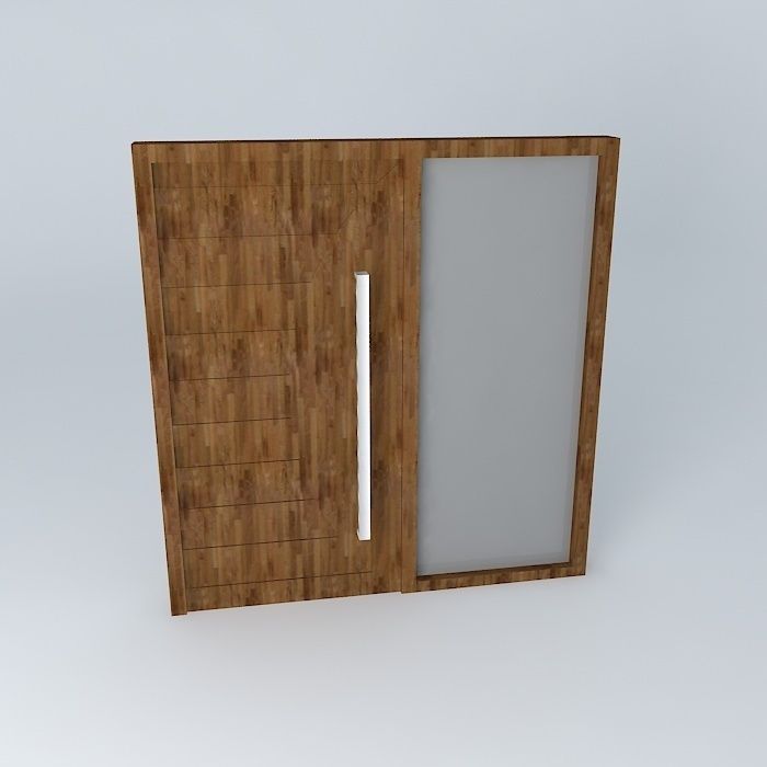 Door Entrance Closed Free 3D model_2
