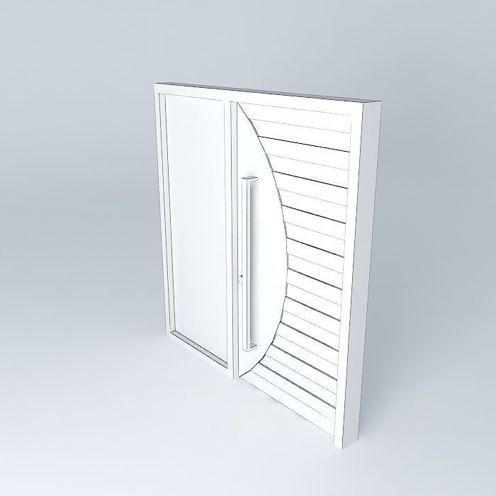 Door Entrance Closed Free 3D model_3