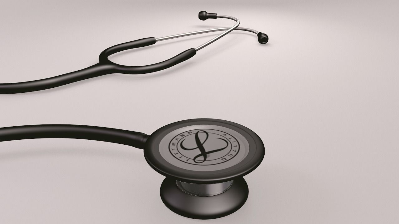 Littmann Stethoscope 3D Model .obj .blend