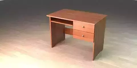 Wooden Desk Free 3D model