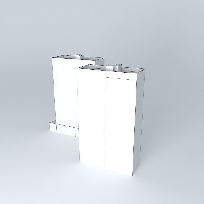 Jian Wai SOHO West South Free 3D model_4