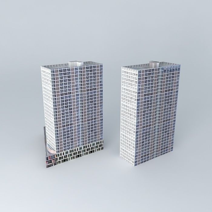 Jian Wai SOHO West South Free 3D model_2