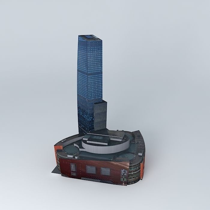 Shanghai Zhongshan Renaissance Hotel Cloud Nine Shopping Mall Free 3D model_1