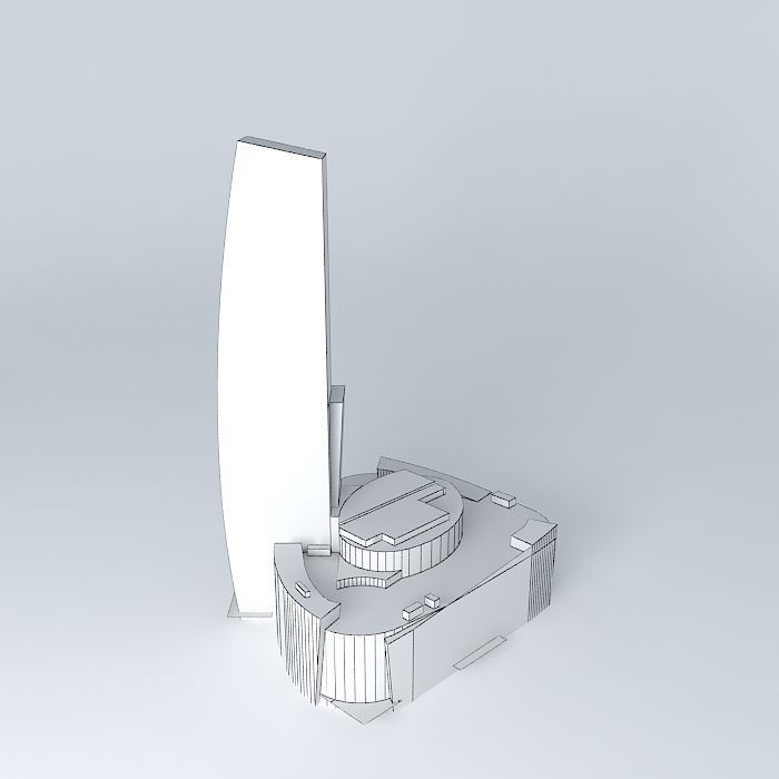 Shanghai Zhongshan Renaissance Hotel Cloud Nine Shopping Mall Free 3D model_4