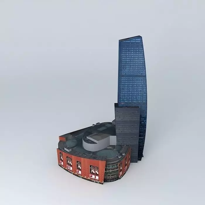 Shanghai Zhongshan Renaissance Hotel Cloud Nine Shopping Mall Free 3D model_0