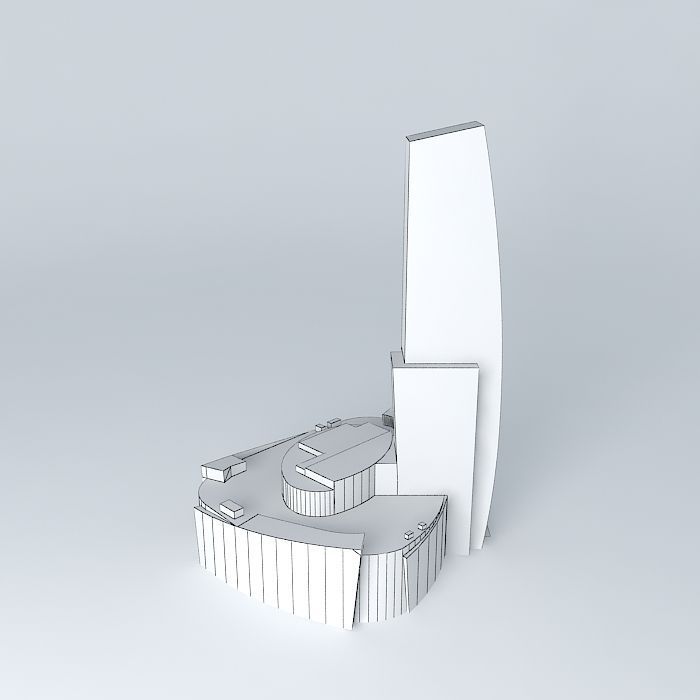 Shanghai Zhongshan Renaissance Hotel Cloud Nine Shopping Mall Free 3D model_3