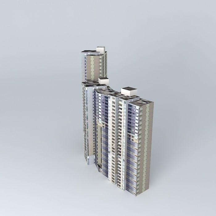 Summit Residences (South Building) Free 3D model_2