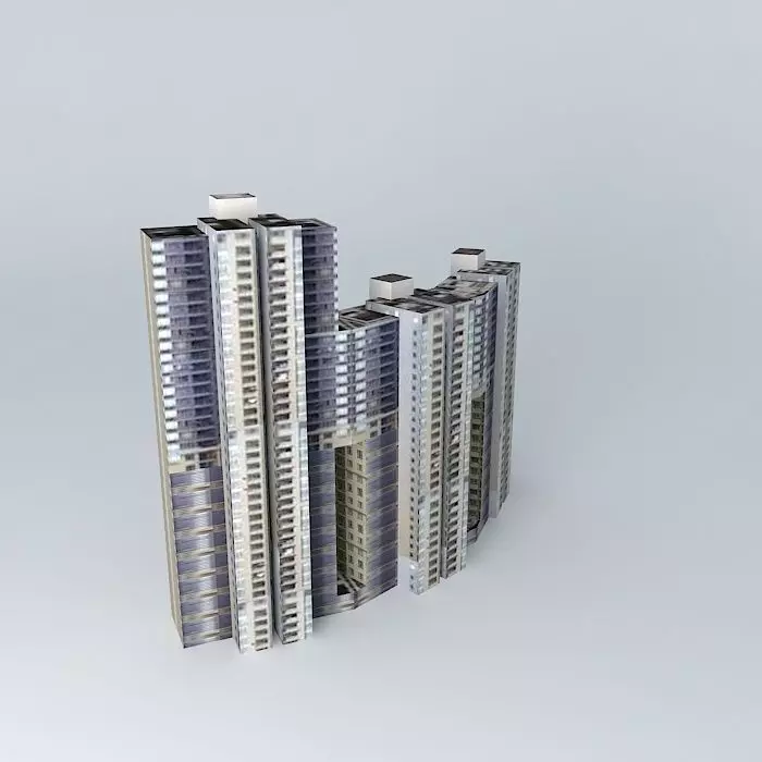 Summit Residences (South Building) Free 3D model_0