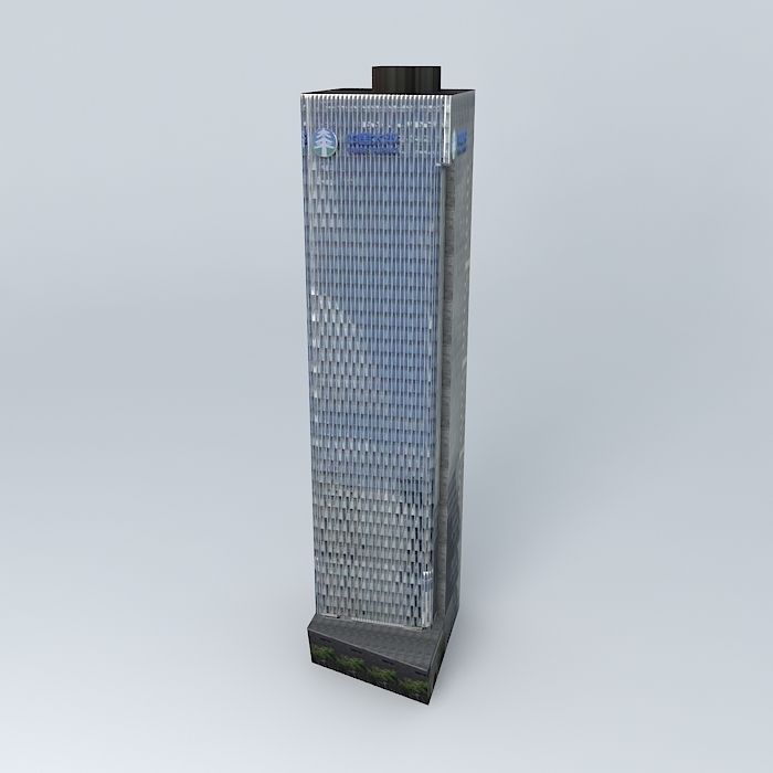 Pacific Finance Tower Taiping Financial Mansion 3D model_1