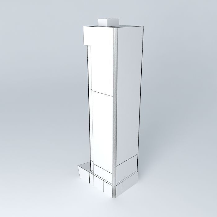 Pacific Finance Tower Taiping Financial Mansion 3D model_3