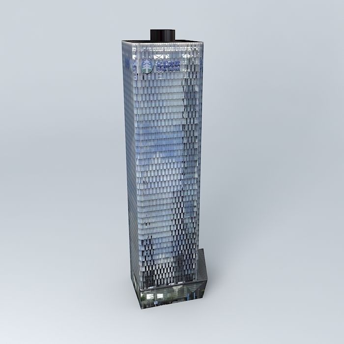 Pacific Finance Tower Taiping Financial Mansion 3D model_2