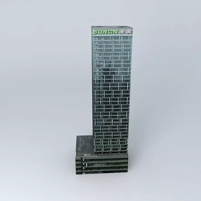 St Austrian Central Business Building Sunon Building 3D model