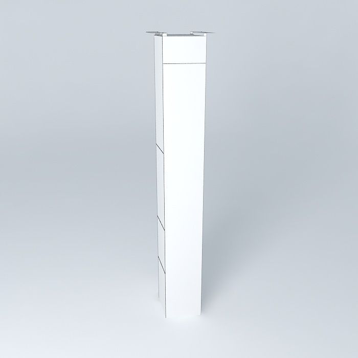 North Bund Garden Tower 3D model_3