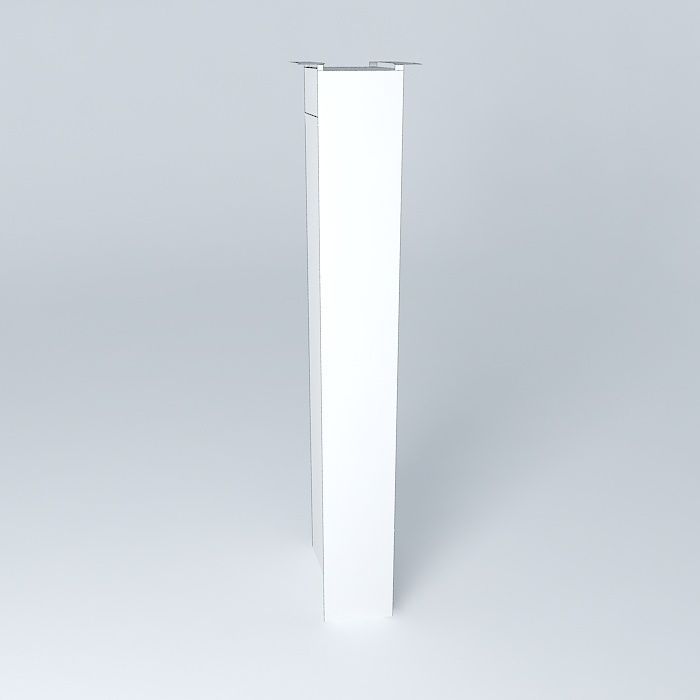 North Bund Garden Tower 3D model_4