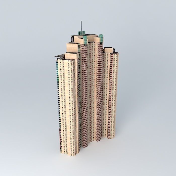 3d model expand sketchup .obj Model .fbx 3D Shimao free .max Riviera Tower .3ds