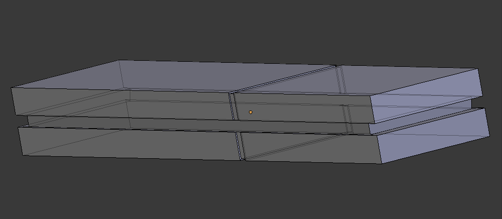 Sony PlayStation 4 - Low-poly Low-poly 3D model_3