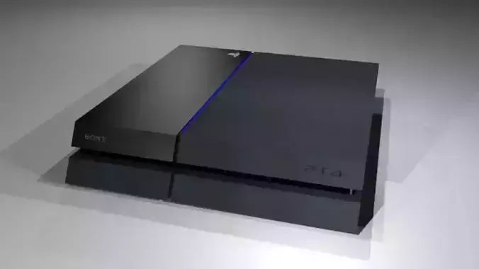 Sony PlayStation 4 - Low-poly Low-poly 3D model