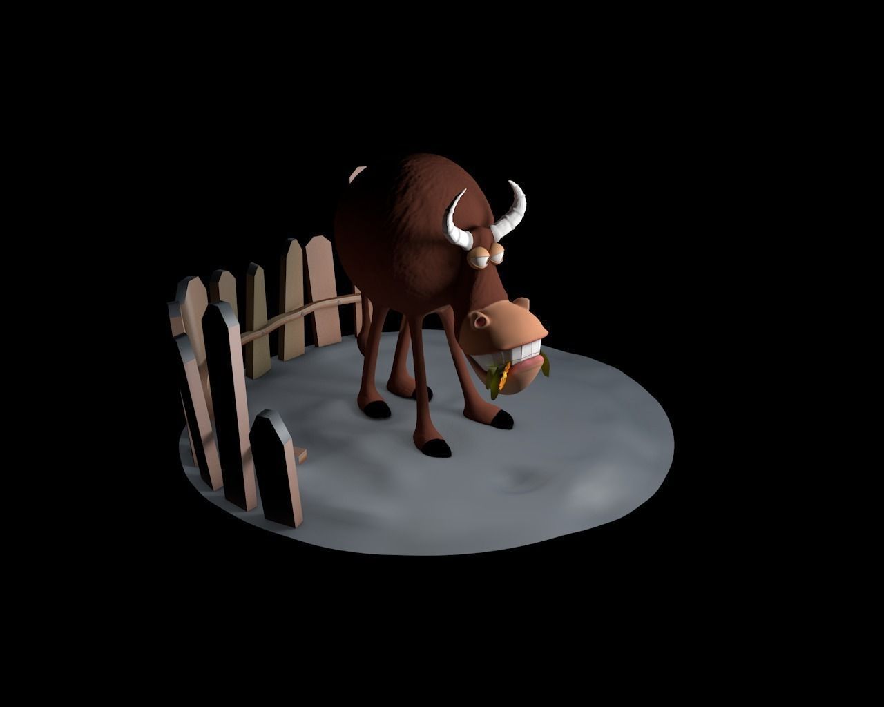 Funny COW 3D model_0