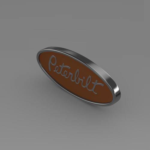 Peterbilt Logo 3D Model .max .obj .3ds .fbx .c4d .lwo .lw 