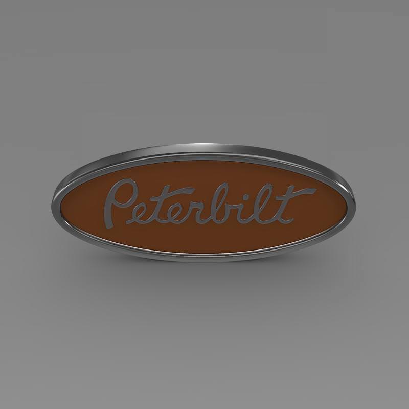 Peterbilt Logo 3D Model .max .obj .3ds .fbx .c4d .lwo .lw 