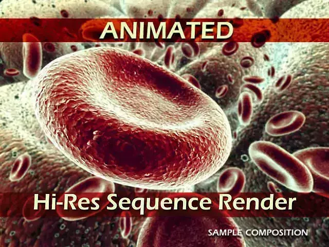 Red Blood Cells Animated 3D model