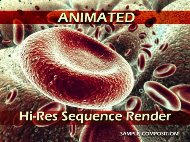 Red Blood Cells Animated 3D model_0