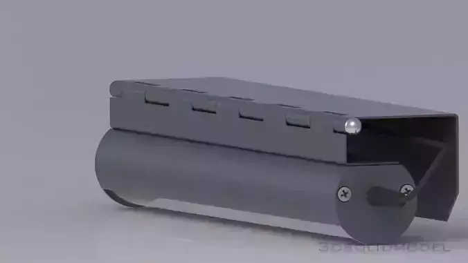 LED lamp 3D model