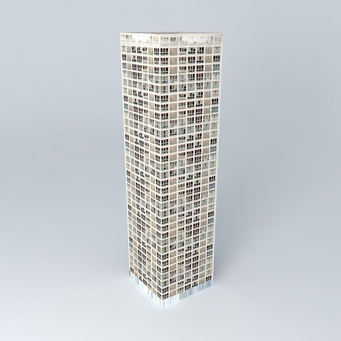 Jian Wai SOHO Building 3D model_2