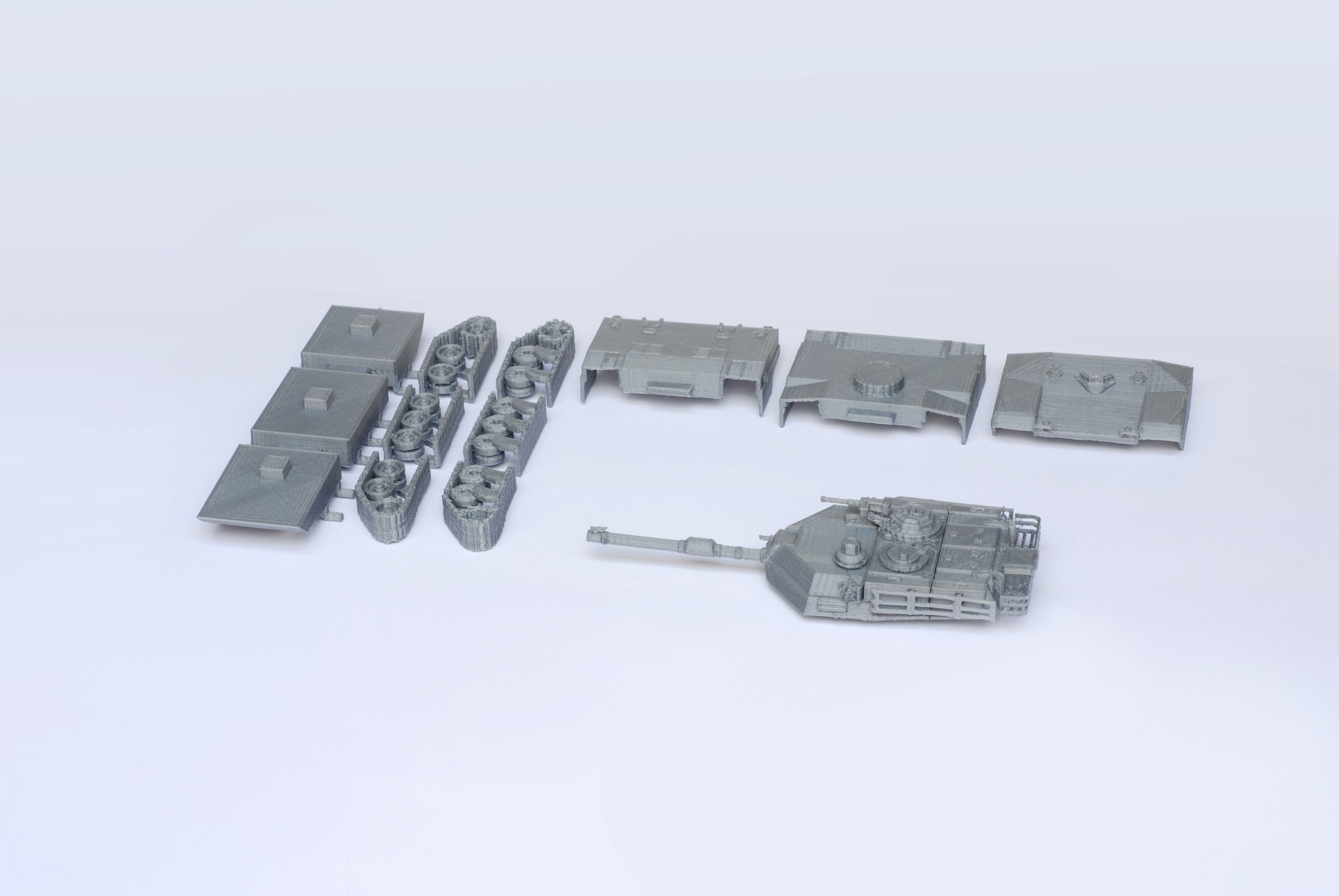 M1 Abrams Tank Detailed Model Kit 3D print model_7