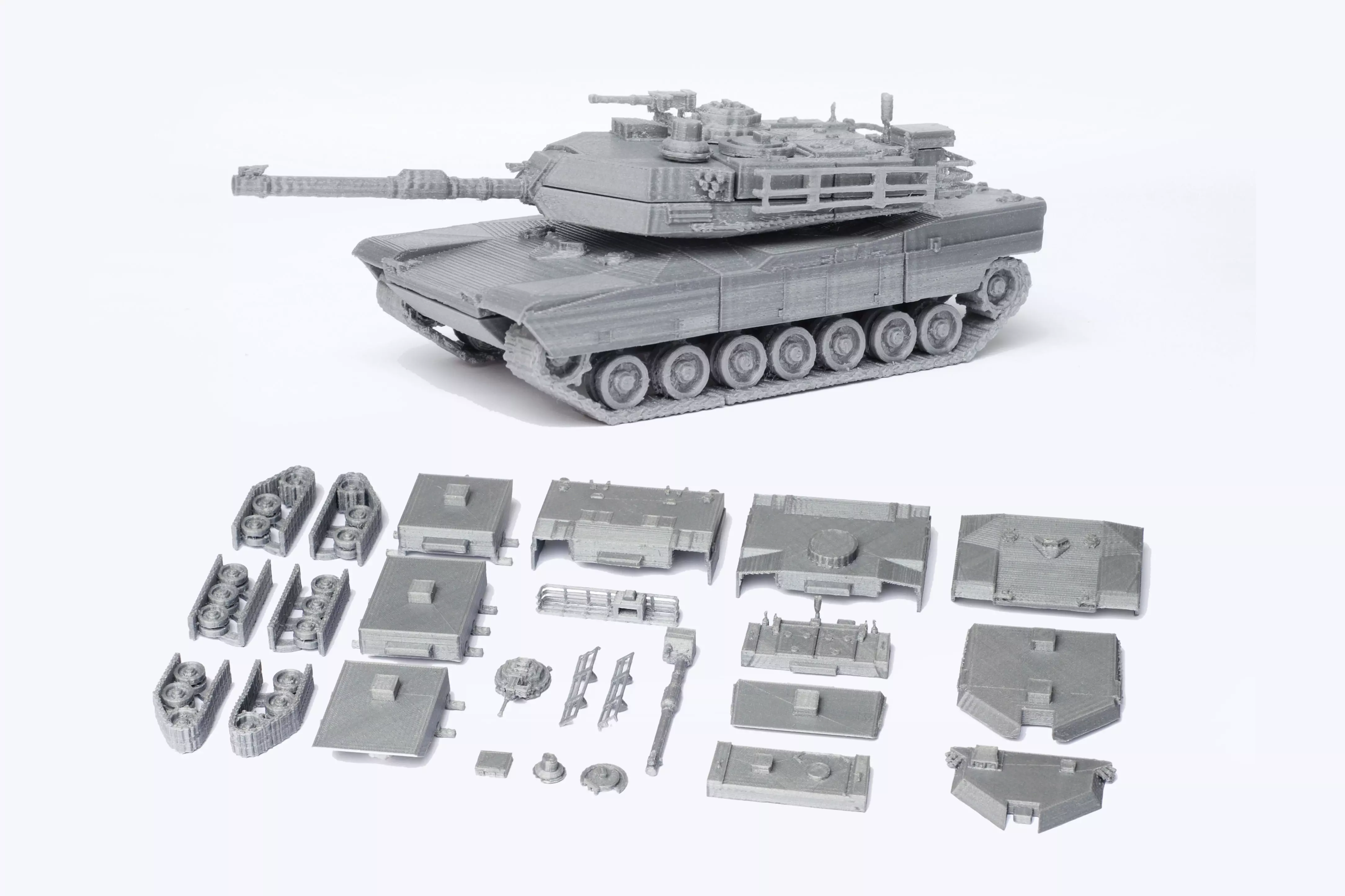 M1 Abrams Tank Detailed Model Kit 3D print model_0