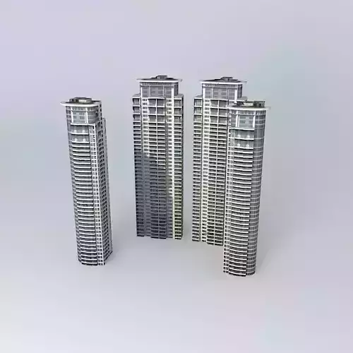Tomson Riviera Towers 3D model